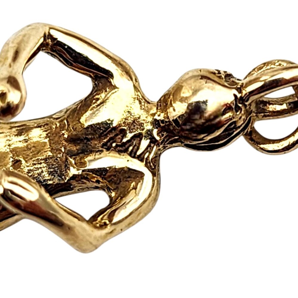 14K Yellow Gold Loving Couple Charm #22338 - Picture 6 of 6